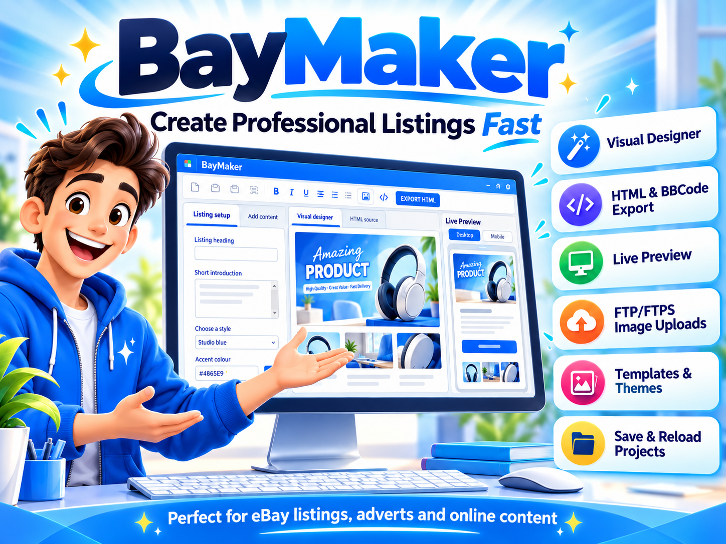 BayMaker – HTML & BBCode Listing Designer