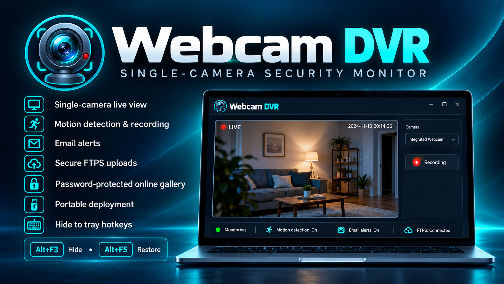 WebCamDVR PC CCTV DVR
